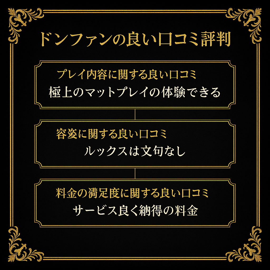 ドンファン良い口コミ