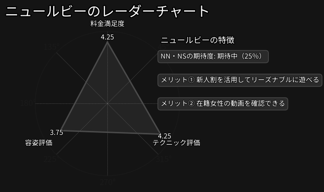 ニュールビーレーダーチャート