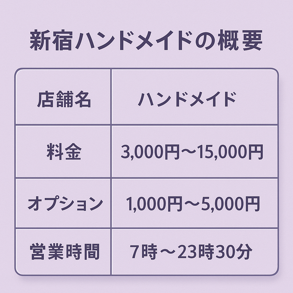 新宿ハンドメイド概要